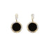 New Sparkling Round Black Fashion Women’s Earrings Elegant Simple Design Jewelry For Girls And Ladies - 1 - ALU06748SPZ