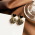 New Sparkling Round Black Fashion Women’s Earrings Elegant Simple Design Jewelry For Girls And Ladies - 7 - ALU06748SPZ