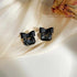 New Sparkling Round Black Fashion Women’s Earrings Elegant Simple Design Jewelry For Girls And Ladies - 8 - ALU06748SPZ