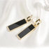 New Sparkling Round Black Fashion Women’s Earrings Elegant Simple Design Jewelry For Girls And Ladies - 4 - ALU06748SPZ