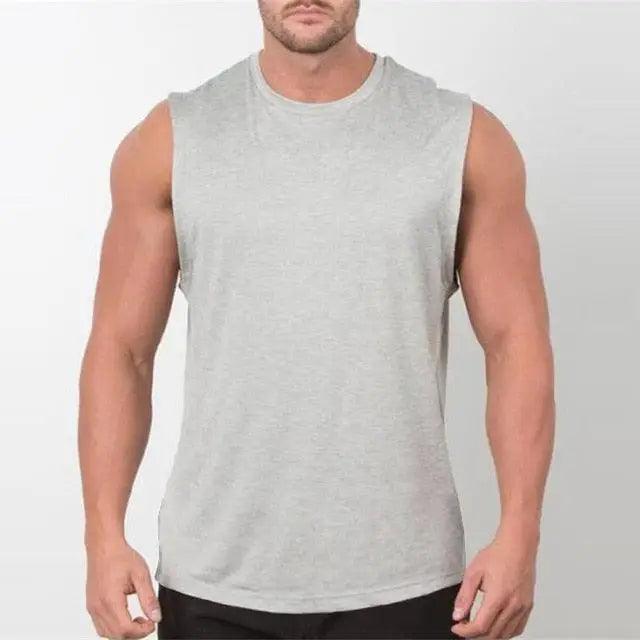 Brand New Sport Plain Tank Top For Men Bodybuilding Singlet Gyms Shirts Sleeveless Shirt Blank Fitness Clothing Sportwear Muscle Vest - Treko - blank fitness shirt, Brand new shirt, gym shirts, man clothing, man fitness vest, man shirt, men bodybuilding shirt, muscle vest shirt, plain shirt, singlet shirts, sleeveless shirt, sport shirt, sportwear for man, sportwear vest, tank top for man, tank top for men- Stevvex.com