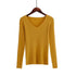 New Stunning Autumn V Neck Sweater Knitted Fashion Womens Sweaters Winter Tops For Women And Girls Pullover Jumper