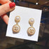 New Stunning Gold Color Pearl Drop Earrings For Women And Girls - Dangle Earrings Wedding Jewelry Gifts - ALU04631SZO