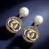 New Stunning Gold Color Pearl Drop Earrings For Women And Girls - Dangle Earrings Wedding Jewelry Gifts - 5