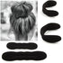 New Style Black Hair Styling Bun Curler Classic Magic Hair Bun Maker Foam Sponge Bun Twist Hair Shaper For Women