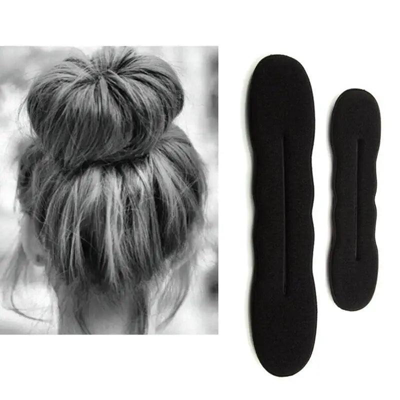 New Style Black Hair Styling Bun Curler Classic Magic Hair Bun Maker Foam Sponge Bun Twist Hair Shaper For Women