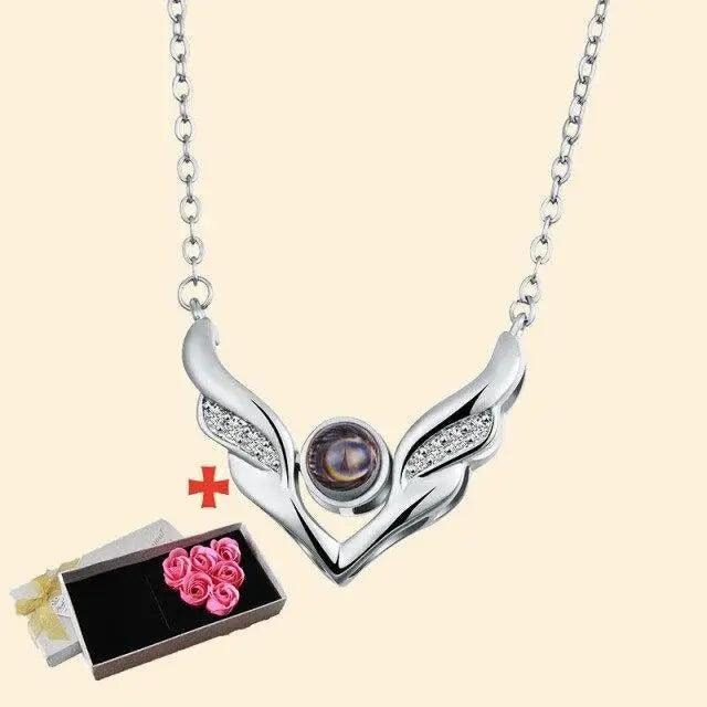 New Stylish Pendent with Rose Box Birthday Party Gift for Mom Girlfriend Jewelry Gift Box Christmas Present Women's Gifts Bridesmaid gift - ALLURELATION - 572, 580, Best choice for ladies, Best choice for the gift, Birthday Gifts, decent design pendent, elegant pendent, fancy gift, Fashion Pendants, gift for birthday, gift for the anniversary, Jewelry, Love necklace, Necklace, Necklace for women, stylish pendent gift, Swan necklace, Valentine's Day Gift - Stevvex.com