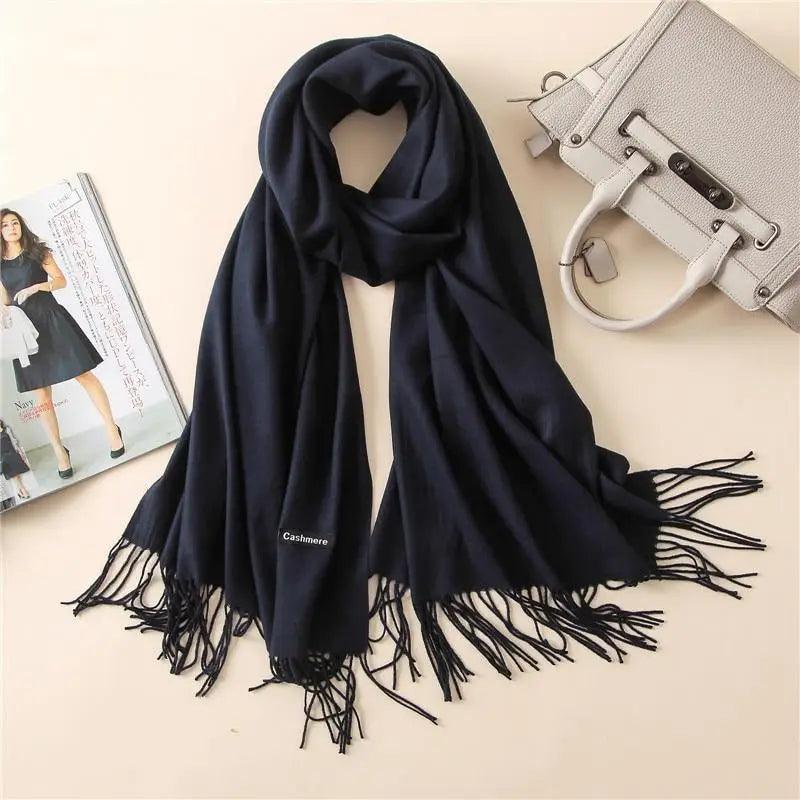 New Stylish Winter Scarf For Ladies Shawls And Wraps Neck Scarves Women Female Stoles Casual Wear Pashmina Scarf and Shawl Soft Women Pashminas - STEVVEX Fashion - 1309, casual scarf, Collar Scarf, Female Stoles, head scarf, Hijab Scarf, Long Scarf, neck scarf, pashmina scarf, scarf, Scarf Wrap, scarves, soft scarves, warm scarf, winter scarf, Winter Scarf For women, Winter shawl, Winter shawl for women, women scarf, women scarves, women stoles, Wool Scarf - Stevvex.com