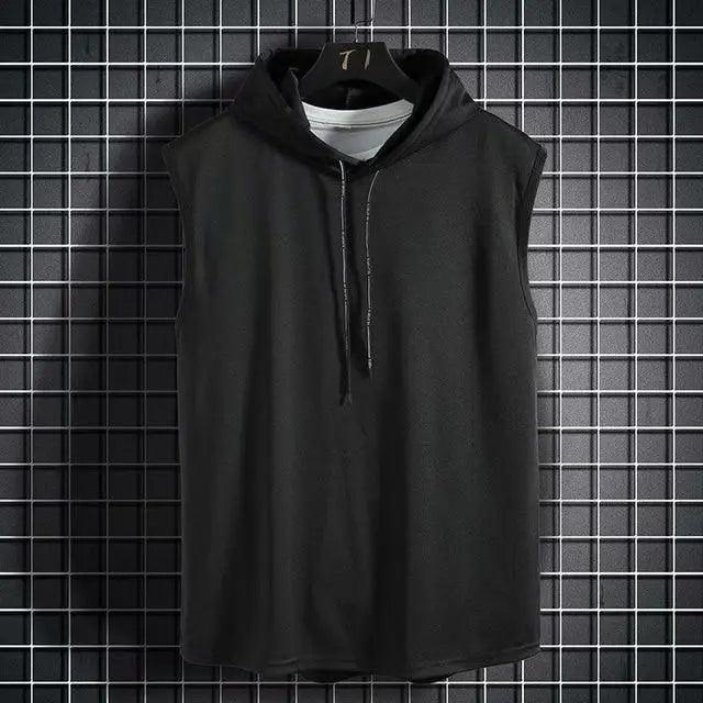 New Summer Men's Muscle Hoodie Vest Sleeveless Bodybuilding Gym Workout Fitness Shirt - Treko - 2021 fashion, Cool Fashion, Cool Hoodies, Hoodies, Jaket Hoodies, Loose Hoodies, Luxury Hoodies, male fashion, man fashion, men fashion., Men Hoodies, Modern Hoodies, Multi Pockets Hoodies, New Hoodies, Stylish Hoodies, summer shorts, Zipper Hooded- Stevvex.com