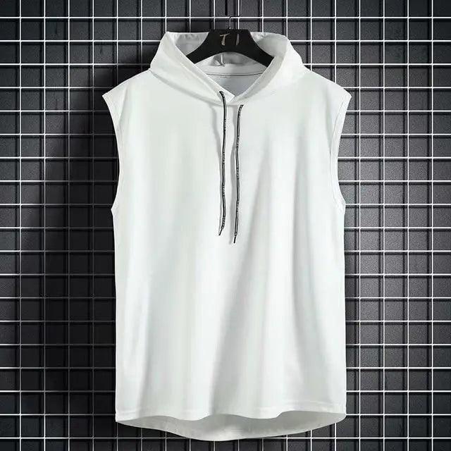 New Summer Men's Muscle Hoodie Vest Sleeveless Bodybuilding Gym Workout Fitness Shirt - Treko - 2021 fashion, Cool Fashion, Cool Hoodies, Hoodies, Jaket Hoodies, Loose Hoodies, Luxury Hoodies, male fashion, man fashion, men fashion., Men Hoodies, Modern Hoodies, Multi Pockets Hoodies, New Hoodies, Stylish Hoodies, summer shorts, Zipper Hooded- Stevvex.com