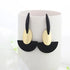 New Summer Style Golden Drop Earrings For Women And Girls Geomatric Black Long Hanging Earring Jewelry Gift