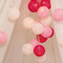 New Trendy 20 LED Cotton Ball Garland String Lights Christmas Fairy Lighting Strings for Outdoor Holiday Wedding Xmas