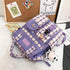 New Trendy Casual Women Purple Backpacks Fashionable Black Cow Pattern Travel Bag And School Bag for Teenager And Girls