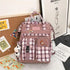 New Trendy Casual Women Purple Backpacks Fashionable Black Cow Pattern Travel Bag And School Bag for Teenager And Girls