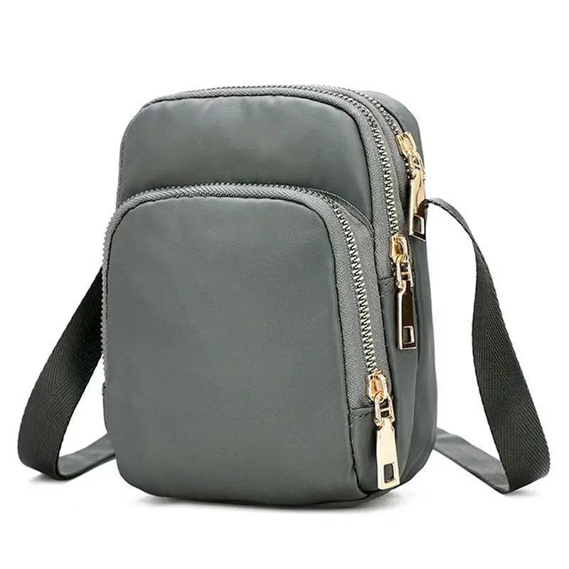 New Trendy Crossbody Zipper Shoulder Bag For Ladies And Girls Multifunction Handbag Wrist Purse For Females