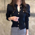 New Trendy Fashionable Women’s Cardigan Sweater Spring Knitted Long Sleeve Short Coat Casual Single Breasted Slim