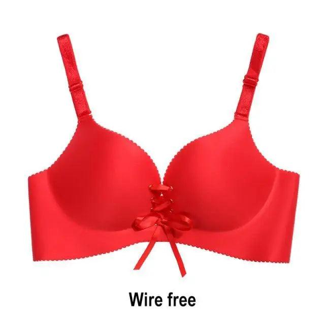 New Trendy Seamless Bras For Women Fashion Push Up Bra Wire Free Lingerie 3/4 Cup Bralette Cotton Underwear Brassiere - ALLURELATION - 570, A B Cup Underwear Sexy Bra, Adjustable Stripe Bra, Adjusted Push Up Bra, attractive Bra, Backless Breast Enhancer, Best Selling ladies Undergarments, Bra, Bra for Girls, Bra For Ladies, Bra for Women, Brassiere, Elegance Undergarments, Female Brassiere Deep V Sexy, Hot Sale Bra, Luxury Bra, Matching Bra, Modern Body Fit Bra - Stevvex.com