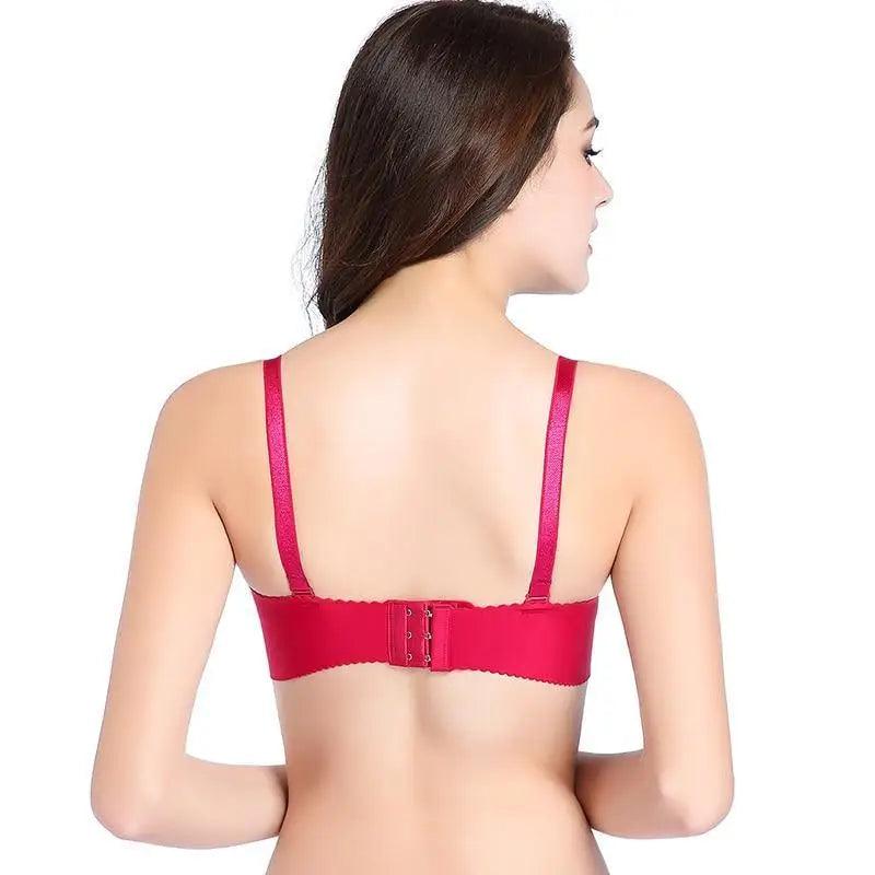 New Trendy Seamless Bras For Women Fashion Push Up Bra Wire Free Lingerie 3/4 Cup Bralette Cotton Underwear Brassiere - ALLURELATION - 570, A B Cup Underwear Sexy Bra, Adjustable Stripe Bra, Adjusted Push Up Bra, attractive Bra, Backless Breast Enhancer, Best Selling ladies Undergarments, Bra, Bra for Girls, Bra For Ladies, Bra for Women, Brassiere, Elegance Undergarments, Female Brassiere Deep V Sexy, Hot Sale Bra, Luxury Bra, Matching Bra, Modern Body Fit Bra - Stevvex.com