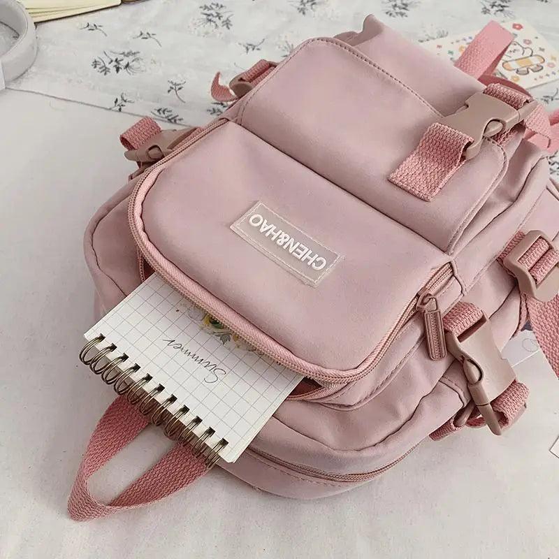 New Trendy Small Canvas Mini Backpack For Women And Girls Anti-theft Shoulder Bag And School Bag For Teenager Girls - ALLURELATION - 575, Anti-theft Shoulder Bag, Bags, Bags for Girls, Bags for Ladies, Bags For Teenagers, Bags For Women, Elegant School Bags, Gift Bags, Hot sale Bags, Luxury Bags, Matching Bags, Mini Backpack, Modern Bags, School Bags, Small Canvas Bags, Stylish School Bag, Travelling Bags, Trendy Bags, Vintage Style Shoulder Bags - Stevvex.com