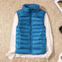 New Trendy Ultra Light Women’s Duck Down Vest Jacket Autumn/Winter High collar Sleeveless Coat For Girls - ALU93348NLF