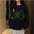 New Trendy Women Knitted Sweater Fashionable Oversized Pullovers Ladies Winter Loose Sweater College Style Women Jumper