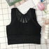 New Trendy Women’s T - shirts Workout Sports Bra Yoga Vest Backless Solid Quick Dry Running Gym Sport bra Yoga Shirts