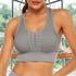 New Trendy Women’s T - shirts Workout Sports Bra Yoga Vest Backless Solid Quick Dry Running Gym Sport bra Yoga Shirts