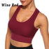 New Trendy Women’s T - shirts Workout Sports Bra Yoga Vest Backless Solid Quick Dry Running Gym Sport bra Yoga Shirts