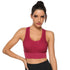 New Trendy Women’s T - shirts Workout Sports Bra Yoga Vest Backless Solid Quick Dry Running Gym Sport bra Yoga Shirts