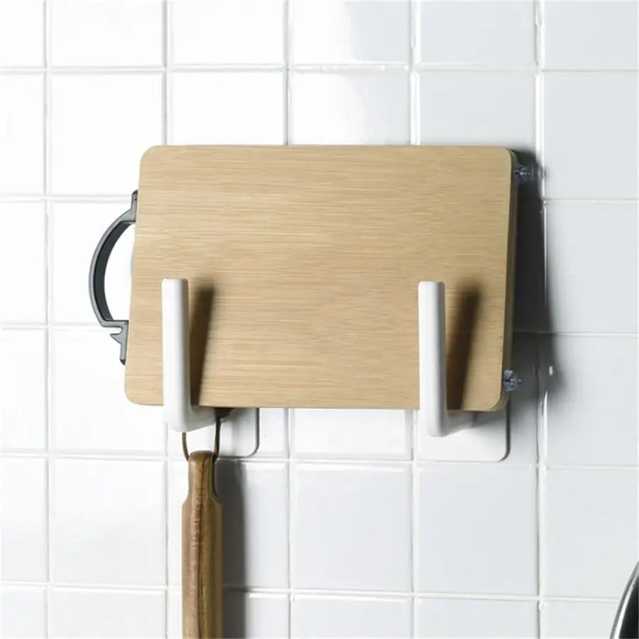 New Vigorous 1Pc Kitchen Self - adhesive Accessories Under Cabinet Paper Roll Rack Towel Holder Tissue Hanger Storage