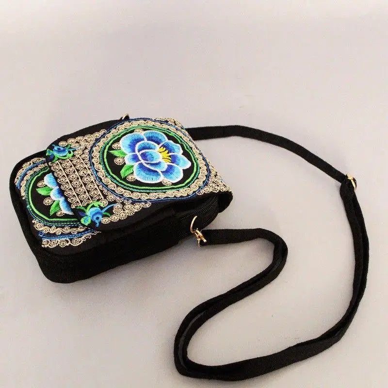 New Vintage Handmade Women Mini Crossbody Bag Pouch Small Handbag Coin Purse Style For Ladies - ALU93123LMN