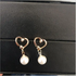 New Vintage Simple And Stylish Women’s Earrings Elegant Pearl Jewelry For Female Fashion Unique Design Earring - 1