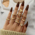 New Vintage Style Gold Midi Round Twist Rings Set For Women And Girls Ring Trendy Metal Knuckle Finger Rings Jewelry - ALLURELATION - 571, best selling rings, elegance rings set, elegant jewelry, fashionable jewelry, fashionable rings set, Gold Midi Round rings, Jewelry, Metal Knuckle Finger Rings, midi finger rings set, party rings, rings, rings for girls, rings for ladies, stylish midi fingers ring set, trendy jewelry, trendy rings, vintage jewelry, vintage style rings, weddings rings set - Stevvex.com