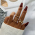 New Vintage Style Gold Midi Round Twist Rings Set For Women And Girls Ring Trendy Metal Knuckle Finger Rings Jewelry - ALLURELATION - 571, best selling rings, elegance rings set, elegant jewelry, fashionable jewelry, fashionable rings set, Gold Midi Round rings, Jewelry, Metal Knuckle Finger Rings, midi finger rings set, party rings, rings, rings for girls, rings for ladies, stylish midi fingers ring set, trendy jewelry, trendy rings, vintage jewelry, vintage style rings, weddings rings set - Stevvex.com