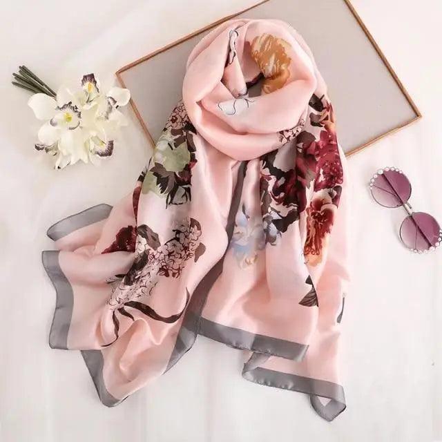 New Women Autumn Winter Fashion Silk Scarf Shawl Beach Headband Female 2021 Casual Wear Beach Friendly - Treko - 2021 trends, beach scarfs, birthday gifts, casual scarfs, fashion 2021, fashion scarfs, fashionable scarfs, new trend 2021, scarfs, scarfs for women, stylish scarfs, travel scarfs, trends 2021, trendy fashionable scarfs, trendy scarfs, trendy scarfs 021, trendy scarfs for women, winter scarfs- Stevvex.com