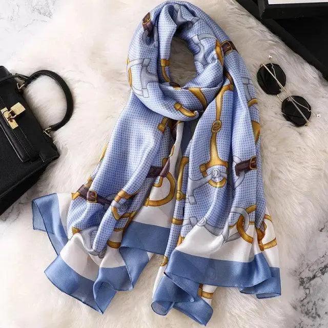 New Women Autumn Winter Fashion Silk Scarf Shawl Beach Headband Female 2021 Casual Wear Beach Friendly - Treko - 2021 trends, beach scarfs, birthday gifts, casual scarfs, fashion 2021, fashion scarfs, fashionable scarfs, new trend 2021, scarfs, scarfs for women, stylish scarfs, travel scarfs, trends 2021, trendy fashionable scarfs, trendy scarfs, trendy scarfs 021, trendy scarfs for women, winter scarfs- Stevvex.com