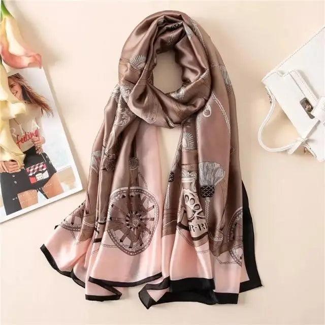 New Women Autumn Winter Fashion Silk Scarf Shawl Beach Headband Female 2021 Casual Wear Beach Friendly - Treko - 2021 trends, beach scarfs, birthday gifts, casual scarfs, fashion 2021, fashion scarfs, fashionable scarfs, new trend 2021, scarfs, scarfs for women, stylish scarfs, travel scarfs, trends 2021, trendy fashionable scarfs, trendy scarfs, trendy scarfs 021, trendy scarfs for women, winter scarfs- Stevvex.com