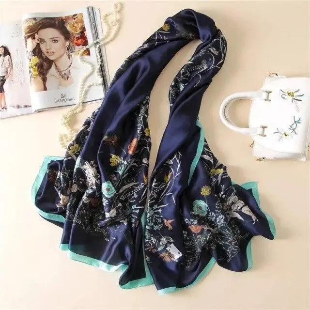 New Women Autumn Winter Fashion Silk Scarf Shawl Beach Headband Female 2021 Casual Wear Beach Friendly - Treko - 2021 trends, beach scarfs, birthday gifts, casual scarfs, fashion 2021, fashion scarfs, fashionable scarfs, new trend 2021, scarfs, scarfs for women, stylish scarfs, travel scarfs, trends 2021, trendy fashionable scarfs, trendy scarfs, trendy scarfs 021, trendy scarfs for women, winter scarfs- Stevvex.com