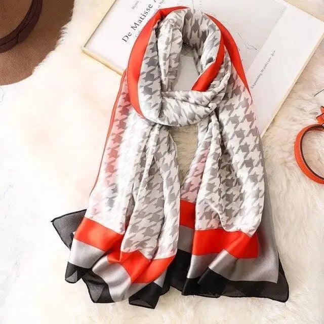 New Women Autumn Winter Fashion Silk Scarf Shawl Beach Headband Female 2021 Casual Wear Beach Friendly - Treko - 2021 trends, beach scarfs, birthday gifts, casual scarfs, fashion 2021, fashion scarfs, fashionable scarfs, new trend 2021, scarfs, scarfs for women, stylish scarfs, travel scarfs, trends 2021, trendy fashionable scarfs, trendy scarfs, trendy scarfs 021, trendy scarfs for women, winter scarfs- Stevvex.com