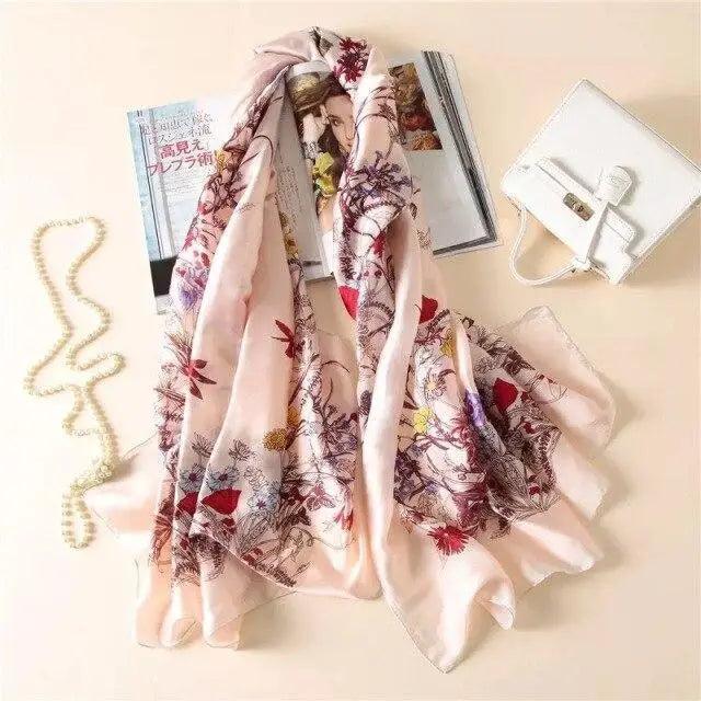 New Women Autumn Winter Fashion Silk Scarf Shawl Beach Headband Female 2021 Casual Wear Beach Friendly - Treko - 2021 trends, beach scarfs, birthday gifts, casual scarfs, fashion 2021, fashion scarfs, fashionable scarfs, new trend 2021, scarfs, scarfs for women, stylish scarfs, travel scarfs, trends 2021, trendy fashionable scarfs, trendy scarfs, trendy scarfs 021, trendy scarfs for women, winter scarfs- Stevvex.com