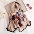 New Women Autumn Winter Fashion Silk Scarf Shawl Beach Headband Female Casual Wear Beach Friendly Spring Silk Scarf