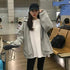 New 2021 Women Hoodie Korean Version Loose Thin Long Oversized Sweatshirts Women Pink Womens Sweatshirt With A Hood Hoodies - Treko - Casual Tracksuit, Cool Fashion, Cool Hoodies, Female Fashion, Hoodies, Jaket Hoodies, Loose Hoodies, Luxury Hoodies, Modern Hoodies, Multi Pockets Hoodies, New Hoodies, Stylish Hoodies, Women fashion, Women Hoodies- Stevvex.com