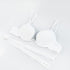 New Women Lingerie U Backless Bras Underwear Deep U Low Cut Push Up Bra Female Breathable Bra - White / 38A