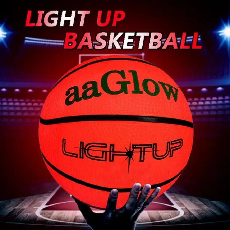 Orange Glowing No. 7 Fluorescent Basketball LED Luminous Cool Basketball Outdoor Indoor Game Training Sport Ball - STEVVEX Sport - 748, Basketball Ball, Fluorescent Basketball Ball, Glowing Ball, Glowing Basketball Ball, LED Basketball Ball, No. 7 Ball, No. 7 Basketball Ball, No. 7 Sport Ball, Orange Glowing Basketball Ball, Orange Glowing No. 7 Ball, Orange Glowing No. 7 Basketball Ball, Sport Ball, Sport Basketball Ball, Training Basketball Ball - Stevvex.com