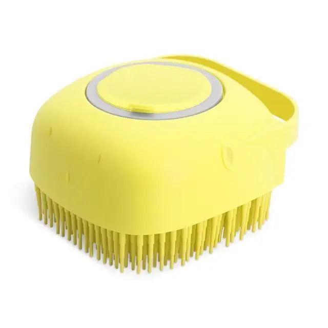 Pet Silicone Shampoo Bath Brush Massage Rubber Comb Bathing Shampoo Colorful Massager For Dogs - STEVVEX Pet - 727, bathing brush for dogs, dog grooming brush, dog scrubber, dog shampoo brush, dog shampoo massager, green silicone dog brush, Massage Comb For dogs, massage comb for pets, pet scrubber, pet shampoo massager, shampoo massager for dogs, shower brush for dogs, shower brush for pets, silicone dog brush, silicone pet brushes - Stevvex.com