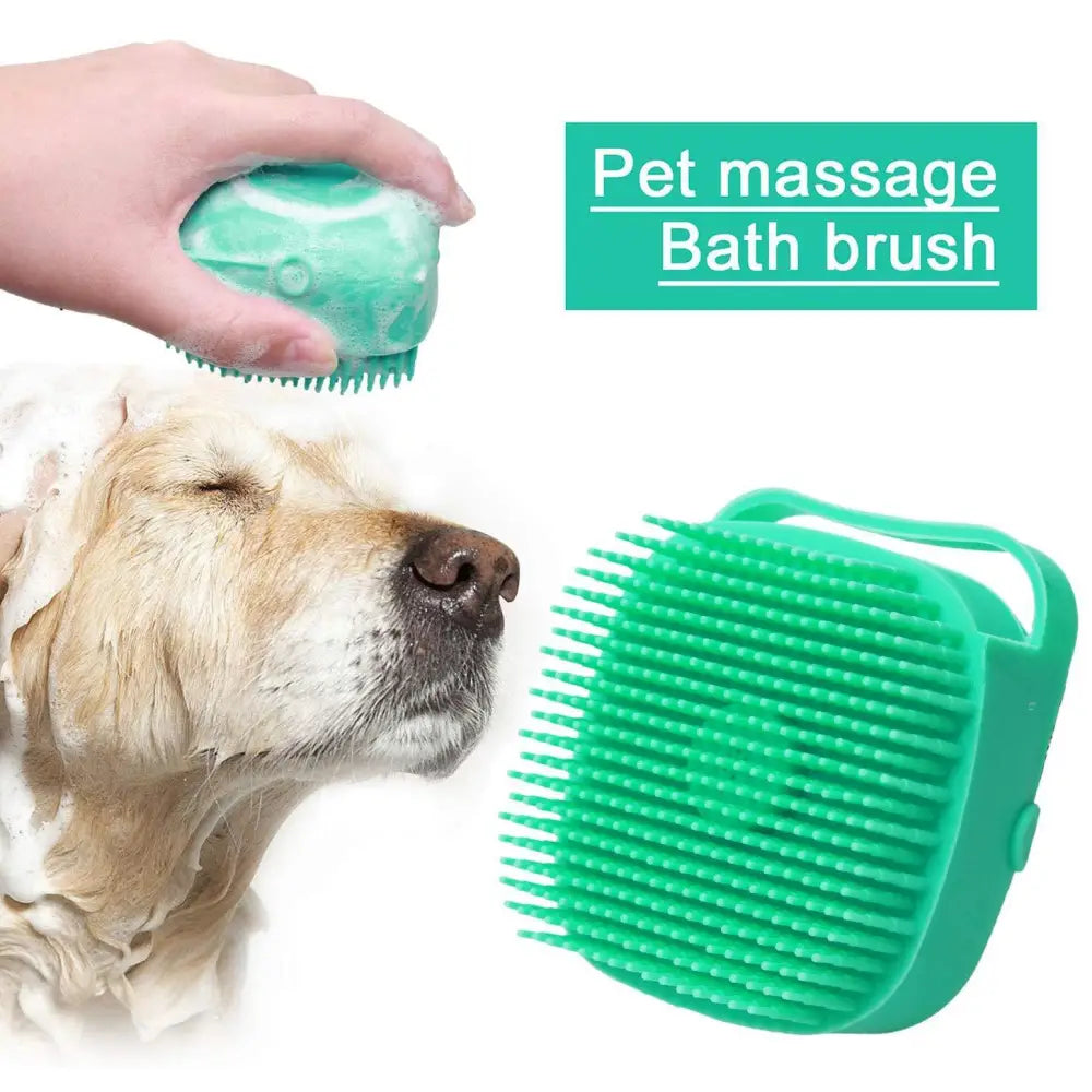 Pet Silicone Shampoo Bath Brush Massage Rubber Comb Bathing Shampoo Colorful Massager For Dogs - STEVVEX Pet - 727, bathing brush for dogs, dog grooming brush, dog scrubber, dog shampoo brush, dog shampoo massager, green silicone dog brush, Massage Comb For dogs, massage comb for pets, pet scrubber, pet shampoo massager, shampoo massager for dogs, shower brush for dogs, shower brush for pets, silicone dog brush, silicone pet brushes - Stevvex.com