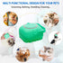 Pet Silicone Shampoo Bath Brush Massage Rubber Comb Bathing Shampoo Colorful Massager For Dogs - STEVVEX Pet - 727, bathing brush for dogs, dog grooming brush, dog scrubber, dog shampoo brush, dog shampoo massager, green silicone dog brush, Massage Comb For dogs, massage comb for pets, pet scrubber, pet shampoo massager, shampoo massager for dogs, shower brush for dogs, shower brush for pets, silicone dog brush, silicone pet brushes - Stevvex.com