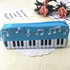 Piano Music Notes Keyboard Pencil Case Large Capacity Pencil Bags Cool Print Stationery Office School Cute Pencil Cases