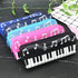 Piano Music Notes Keyboard Pencil Case Large Capacity Pencil Bags Cool Print Stationery Office School Cute Pencil Cases