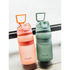 Portable 6 Colors Tritan Material Water Bottle With Straw Outdoor Sport Fitness Drinking Bottles Durable Plastic Bottle